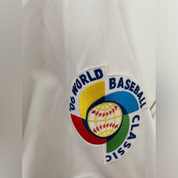 MLB '06 USA JETER 02 WORLD BASEBALL CLASSIC MAJESTIC White Jersey in XXL - Picture 11 of 15